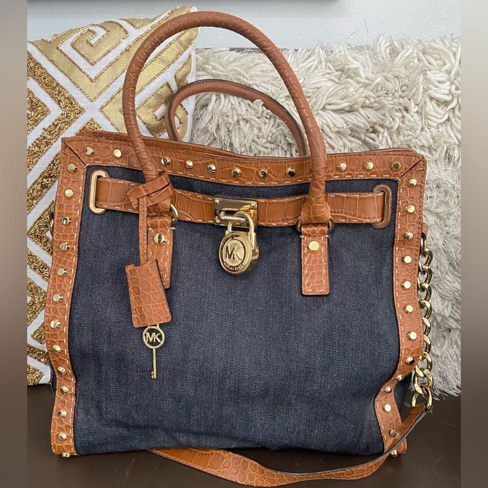 Michael Kors Hamilton Denim Bag